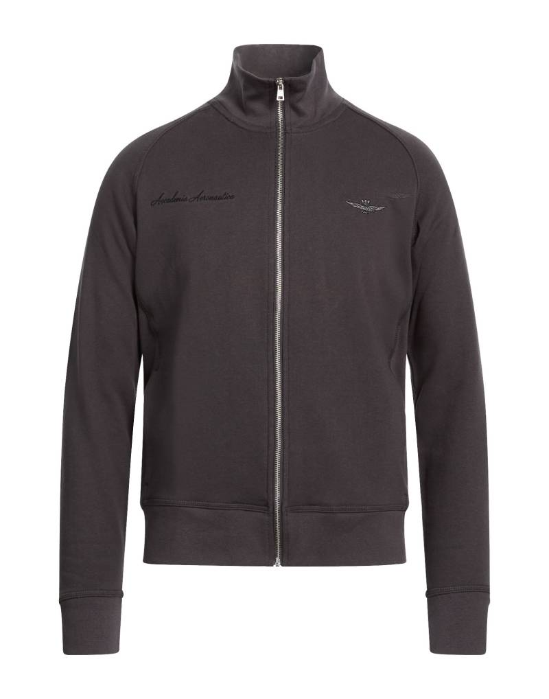 AERONAUTICA MILITARE Sweatshirt Herren Braungrau von AERONAUTICA MILITARE