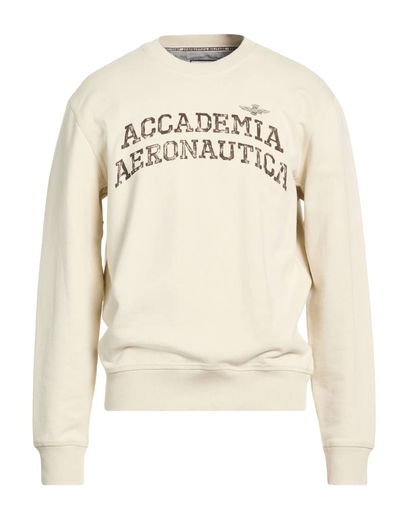 AERONAUTICA MILITARE Sweatshirt Herren Cremeweiß von AERONAUTICA MILITARE