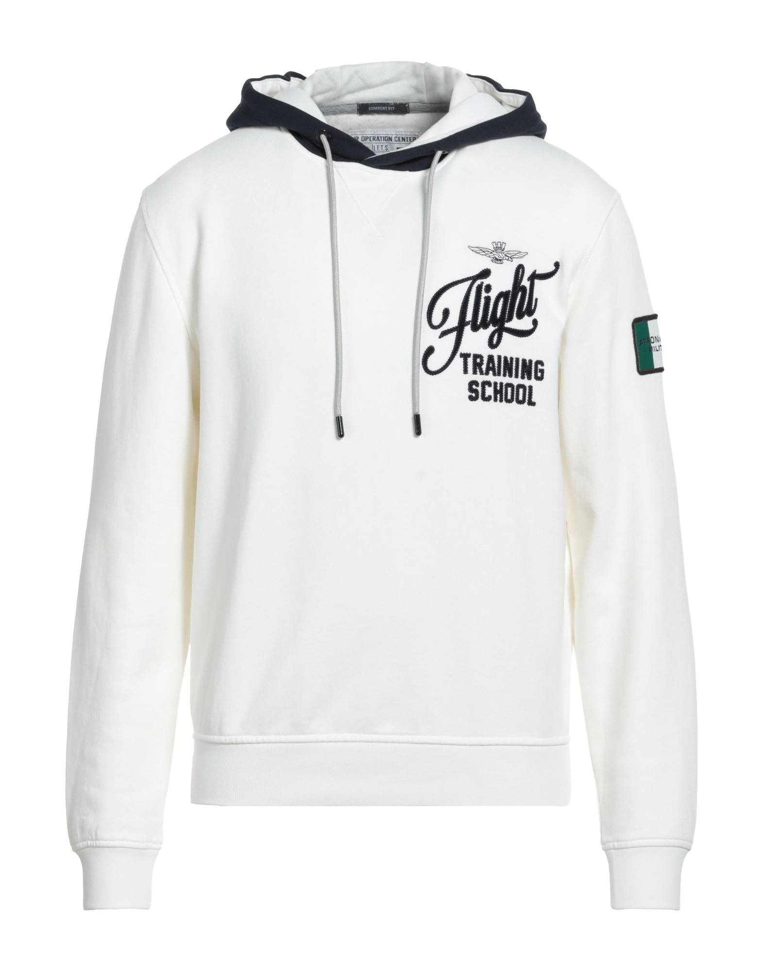 AERONAUTICA MILITARE Sweatshirt Herren Cremeweiß von AERONAUTICA MILITARE
