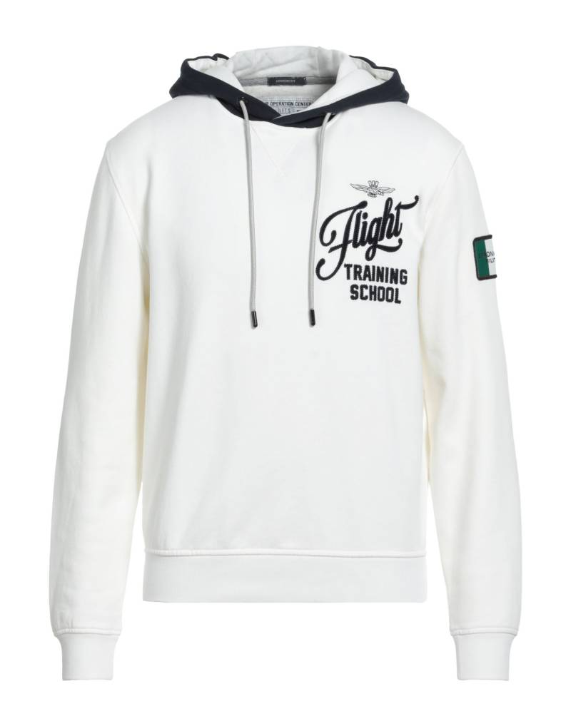 AERONAUTICA MILITARE Sweatshirt Herren Cremeweiß von AERONAUTICA MILITARE