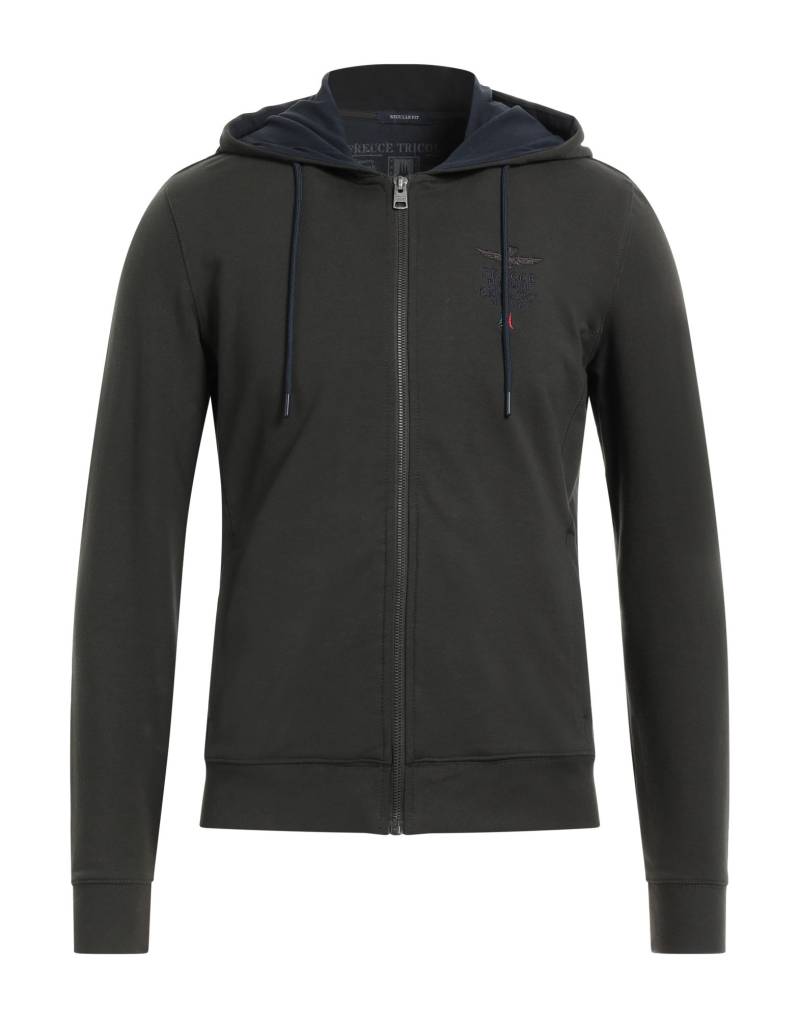 AERONAUTICA MILITARE Sweatshirt Herren Dunkelbraun von AERONAUTICA MILITARE