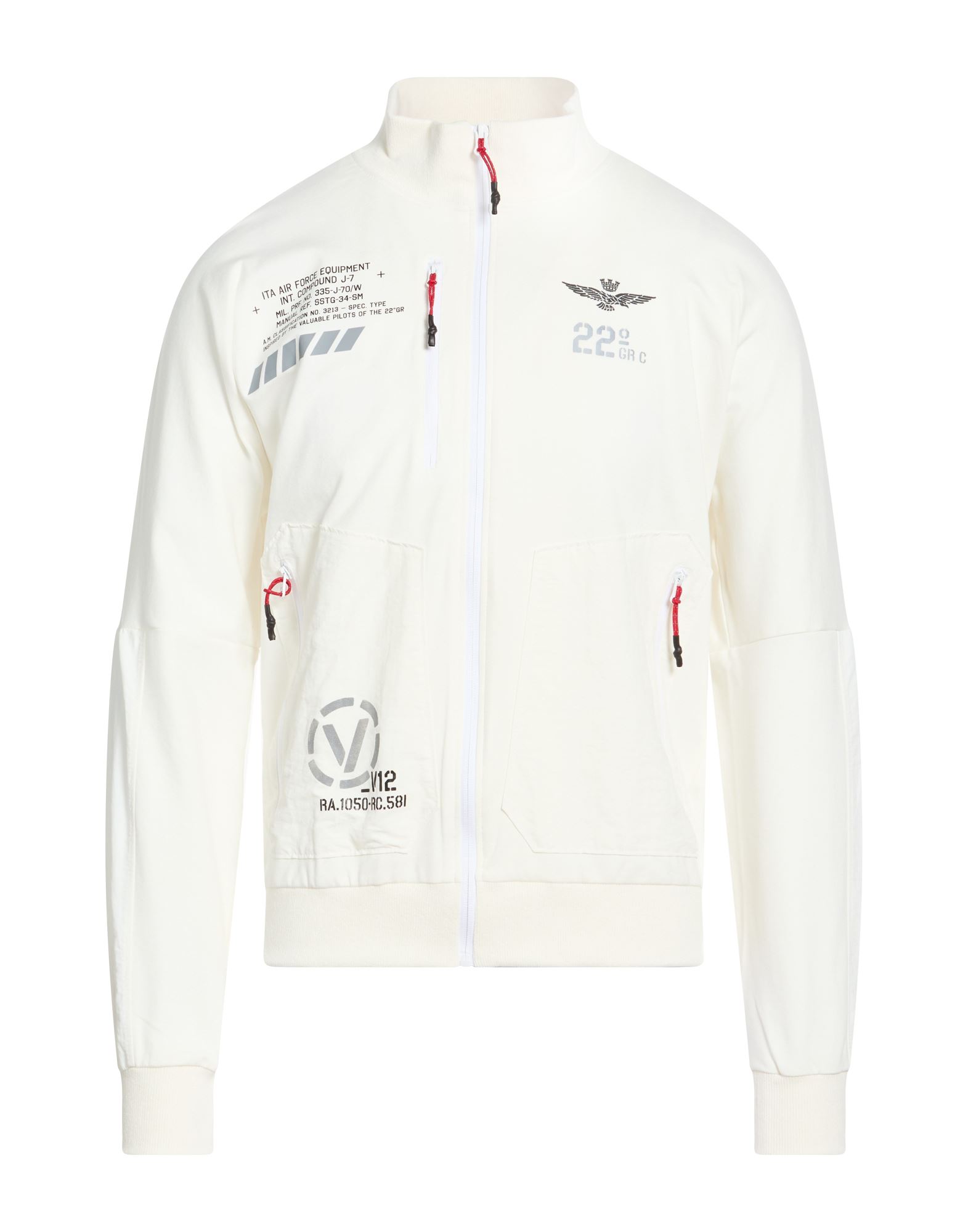AERONAUTICA MILITARE Sweatshirt Herren Elfenbein von AERONAUTICA MILITARE