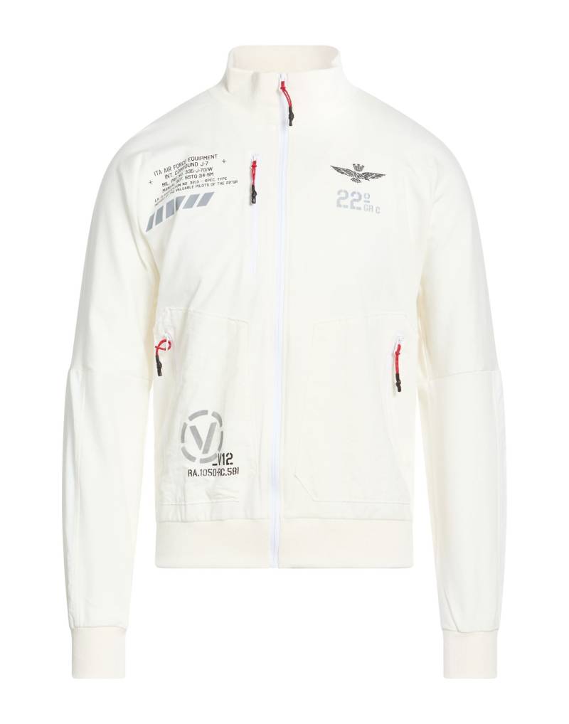 AERONAUTICA MILITARE Sweatshirt Herren Elfenbein von AERONAUTICA MILITARE