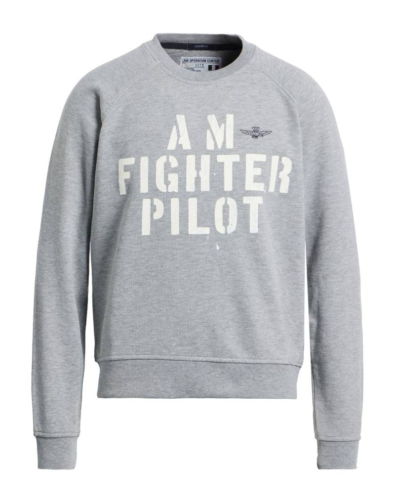 AERONAUTICA MILITARE Sweatshirt Herren Grau von AERONAUTICA MILITARE