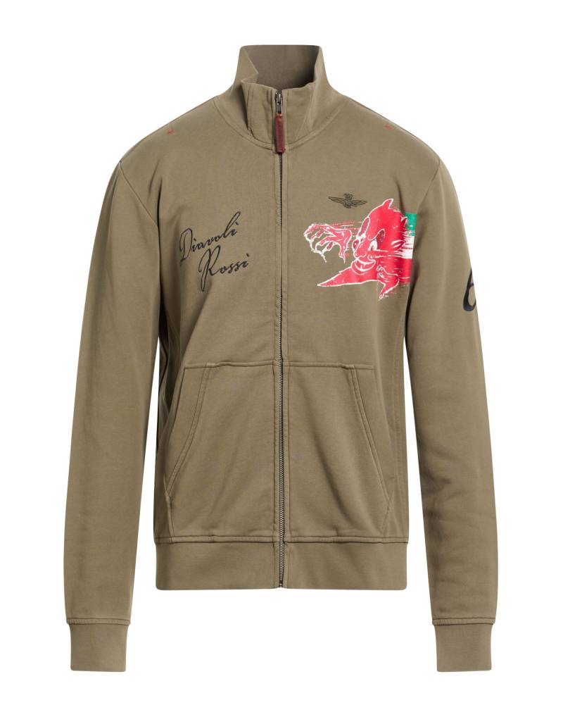 AERONAUTICA MILITARE Sweatshirt Herren Militärgrün von AERONAUTICA MILITARE