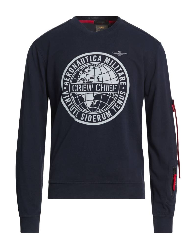 AERONAUTICA MILITARE Sweatshirt Herren Nachtblau von AERONAUTICA MILITARE