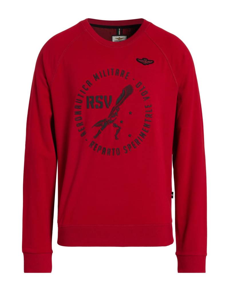 AERONAUTICA MILITARE Sweatshirt Herren Rot von AERONAUTICA MILITARE