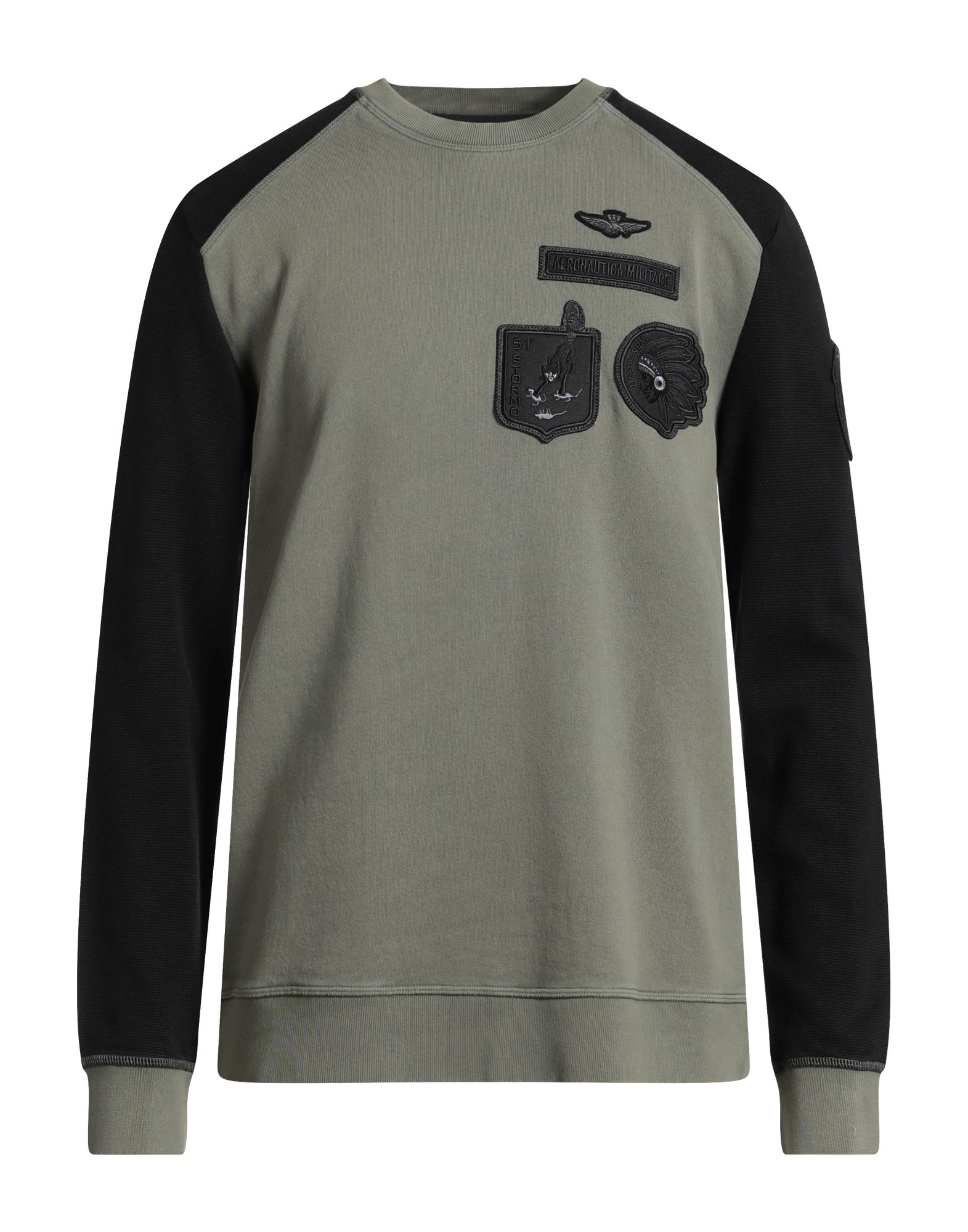 AERONAUTICA MILITARE Sweatshirt Herren Salbeigrün von AERONAUTICA MILITARE