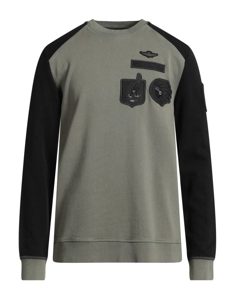 AERONAUTICA MILITARE Sweatshirt Herren Salbeigrün von AERONAUTICA MILITARE