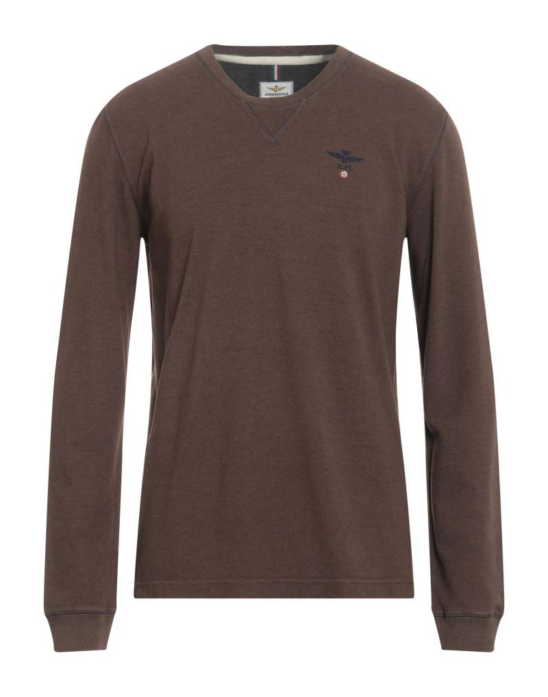 AERONAUTICA MILITARE T-shirts Herren Schokobraun von AERONAUTICA MILITARE