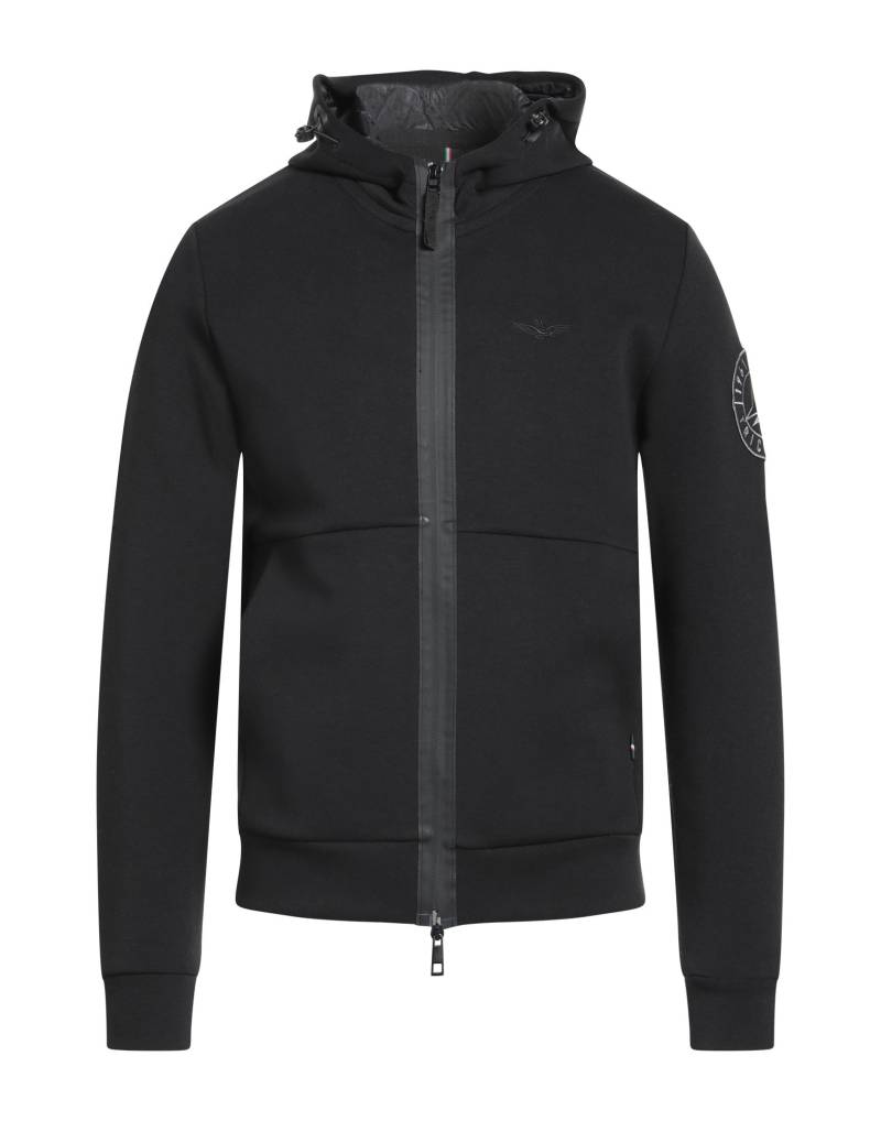 AERONAUTICA MILITARE Sweatshirt Herren Schwarz von AERONAUTICA MILITARE