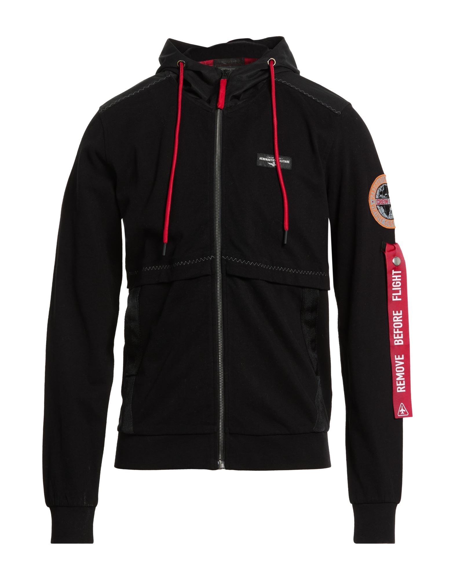 AERONAUTICA MILITARE Sweatshirt Herren Schwarz von AERONAUTICA MILITARE