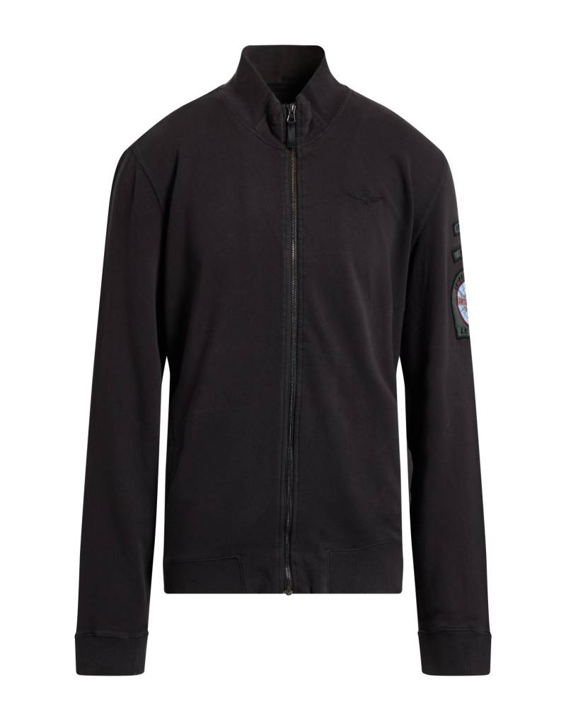 AERONAUTICA MILITARE Sweatshirt Herren Schwarz von AERONAUTICA MILITARE