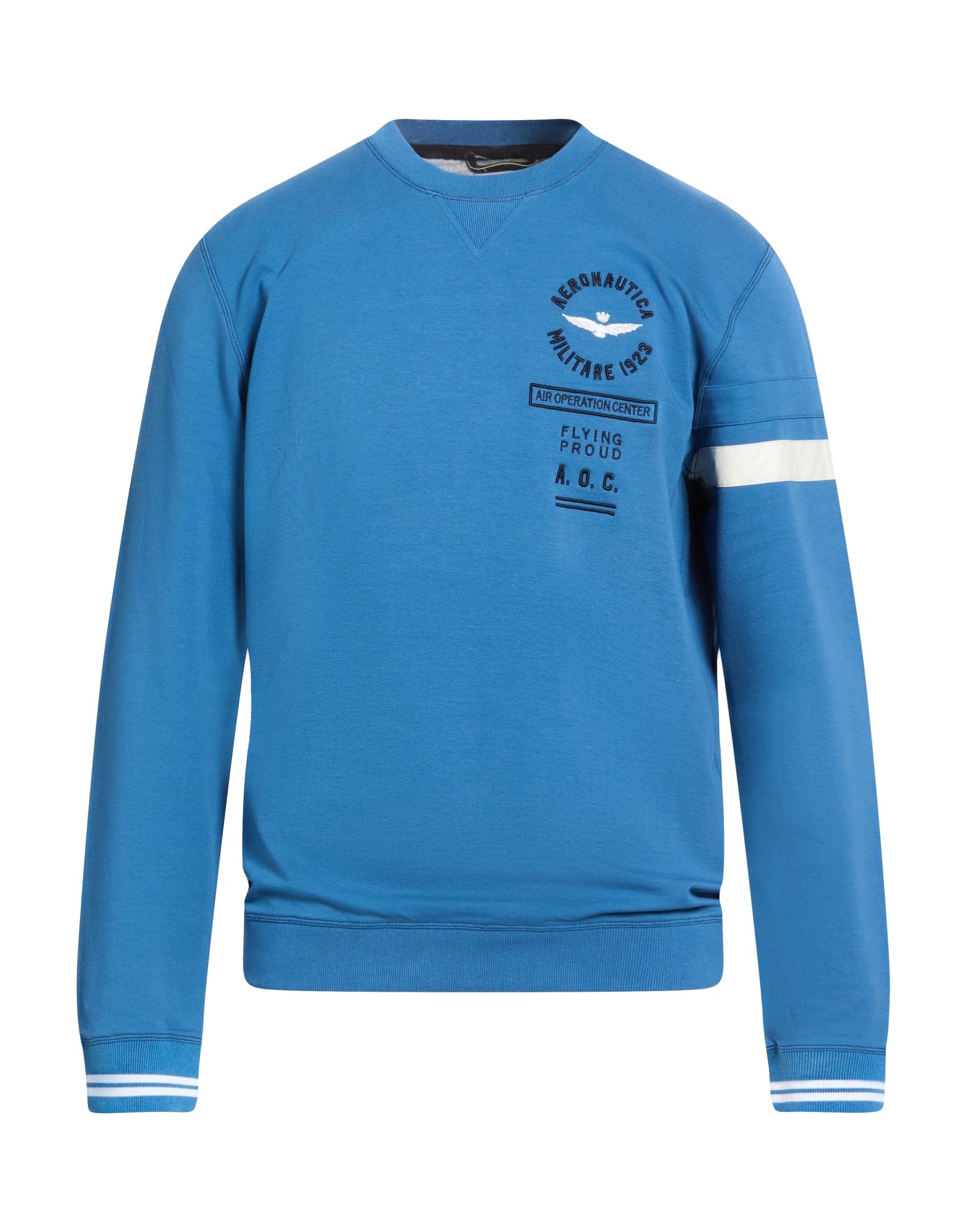 AERONAUTICA MILITARE Sweatshirt Herren Taubenblau von AERONAUTICA MILITARE