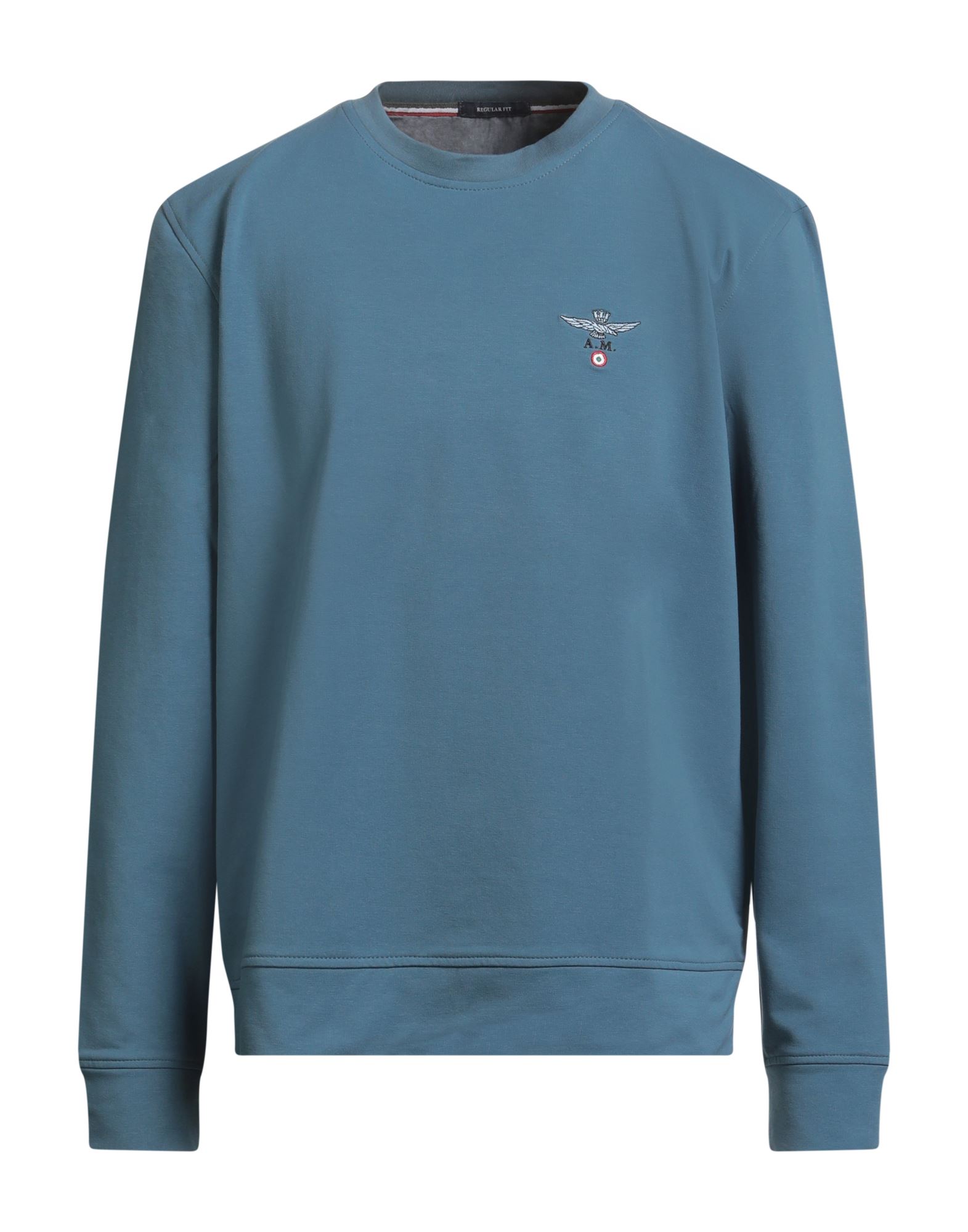 AERONAUTICA MILITARE Sweatshirt Herren Taubenblau von AERONAUTICA MILITARE