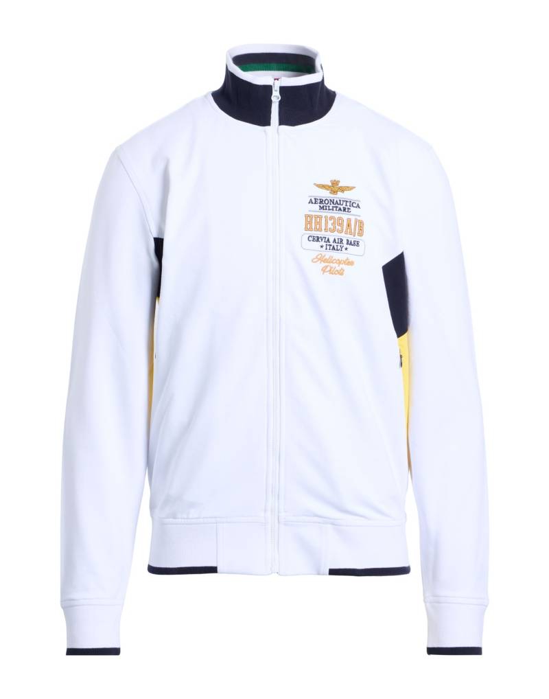 AERONAUTICA MILITARE Sweatshirt Herren Weiß von AERONAUTICA MILITARE