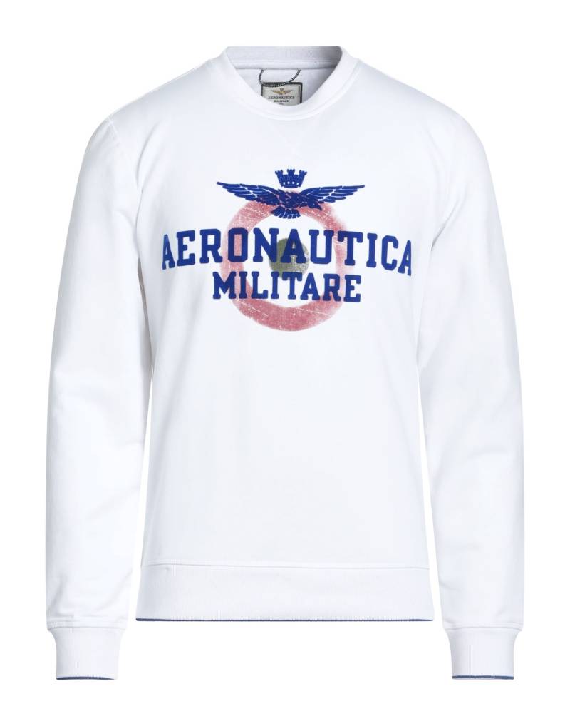 AERONAUTICA MILITARE Sweatshirt Herren Weiß von AERONAUTICA MILITARE