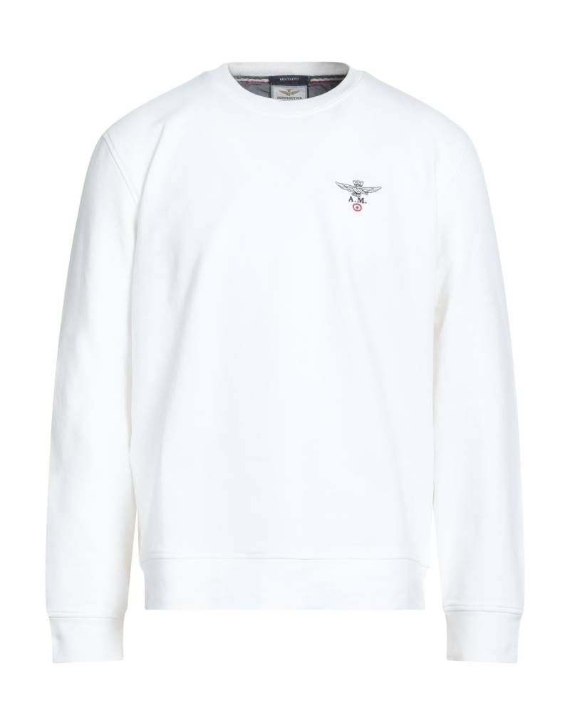 AERONAUTICA MILITARE Sweatshirt Herren Weiß von AERONAUTICA MILITARE