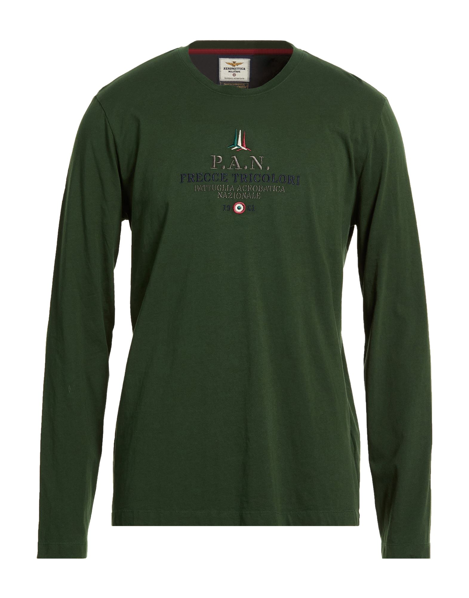 AERONAUTICA MILITARE T-shirts Herren Dunkelgrün von AERONAUTICA MILITARE