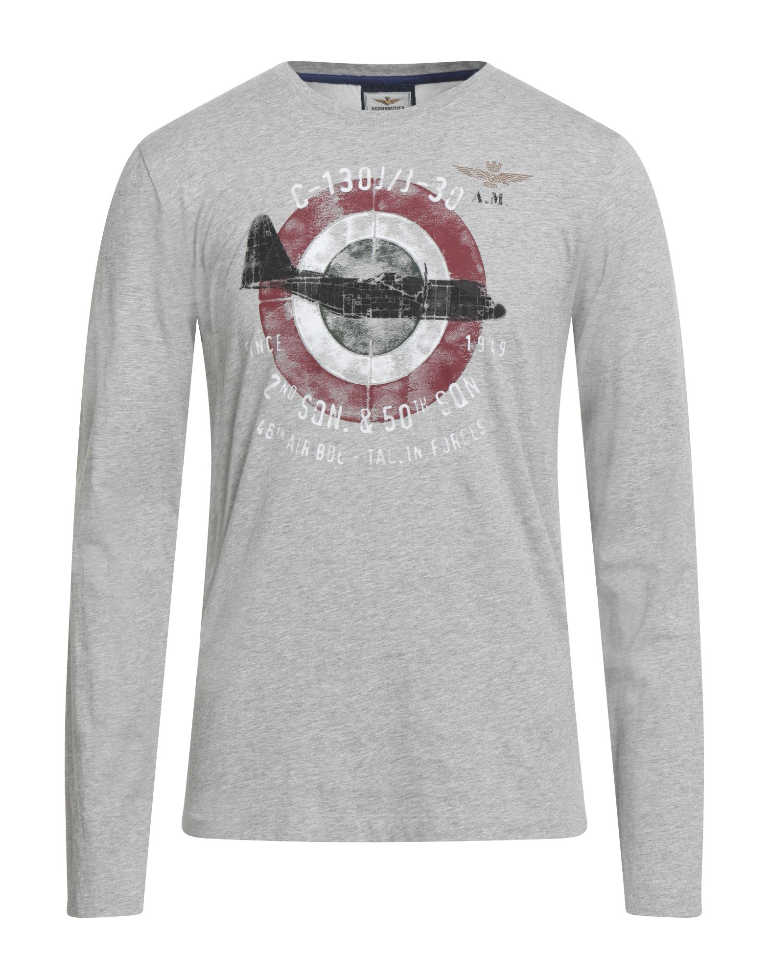 AERONAUTICA MILITARE T-shirts Herren Grau von AERONAUTICA MILITARE