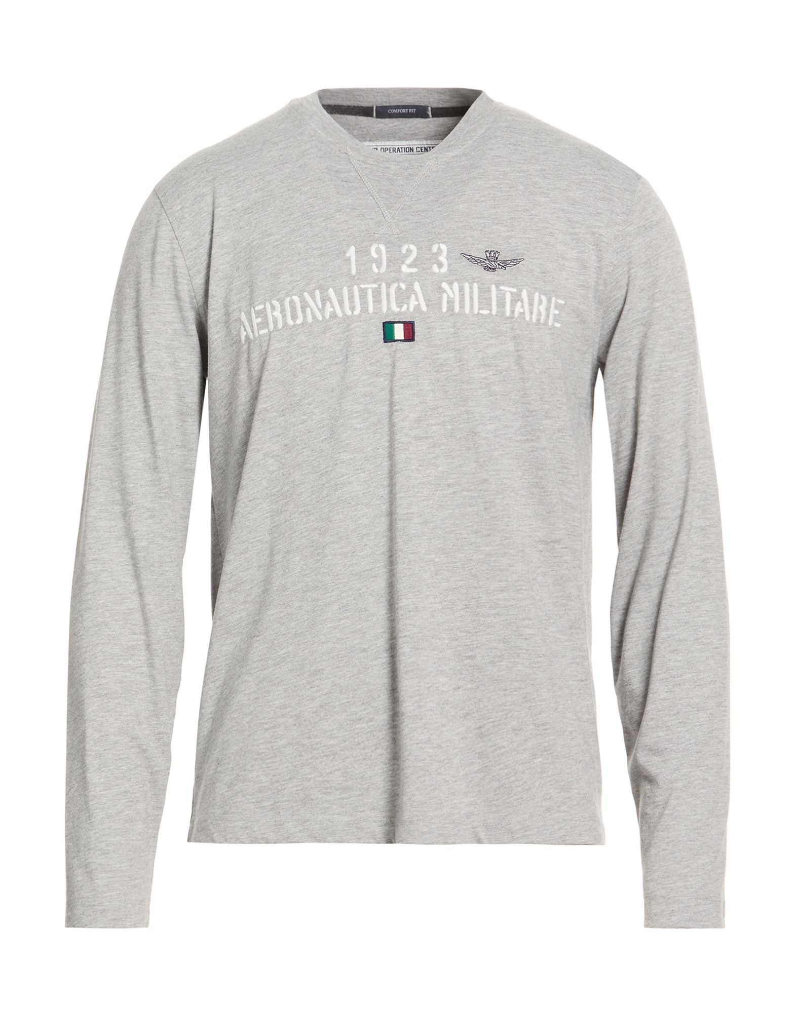 AERONAUTICA MILITARE T-shirts Herren Hellgrau von AERONAUTICA MILITARE