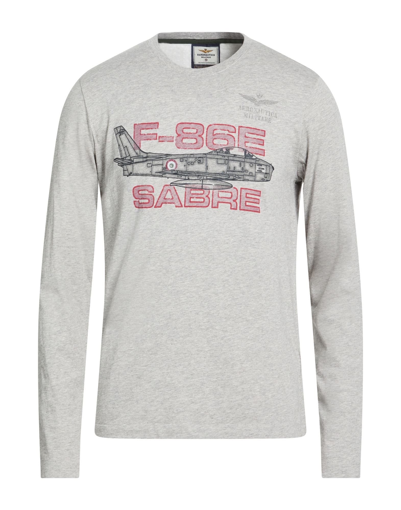 AERONAUTICA MILITARE T-shirts Herren Hellgrau von AERONAUTICA MILITARE