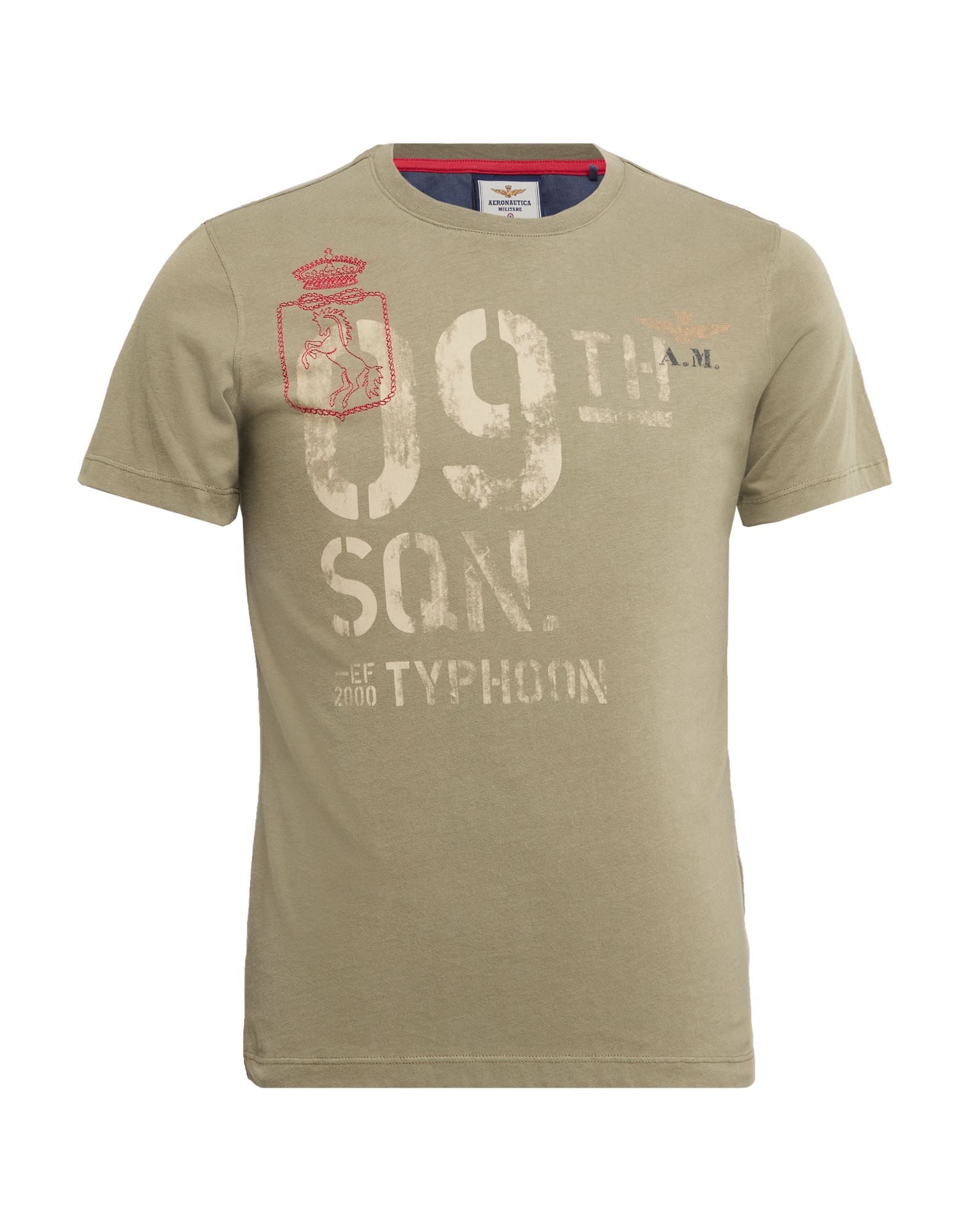 AERONAUTICA MILITARE T-shirts Herren Militärgrün von AERONAUTICA MILITARE
