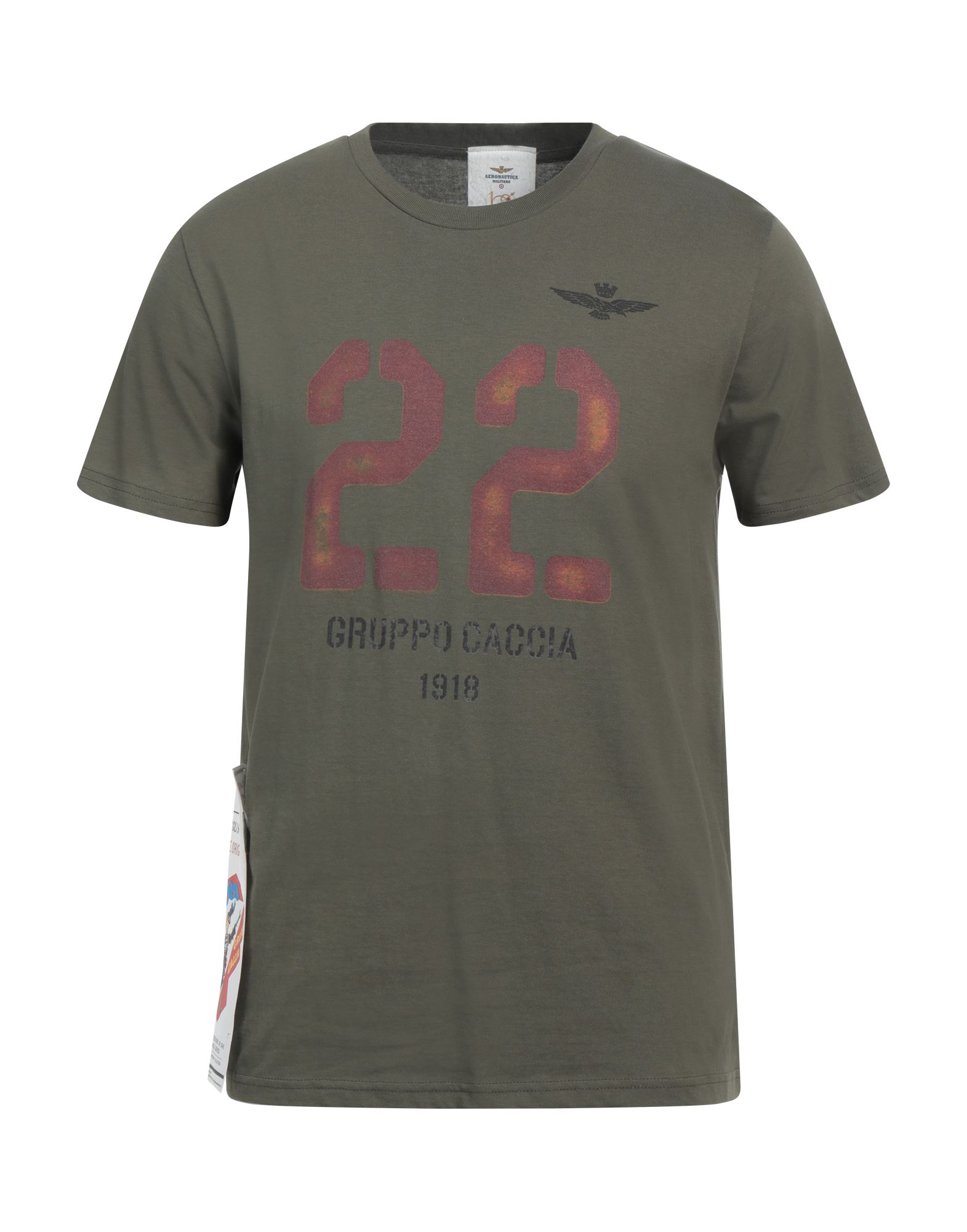 AERONAUTICA MILITARE T-shirts Herren Militärgrün von AERONAUTICA MILITARE