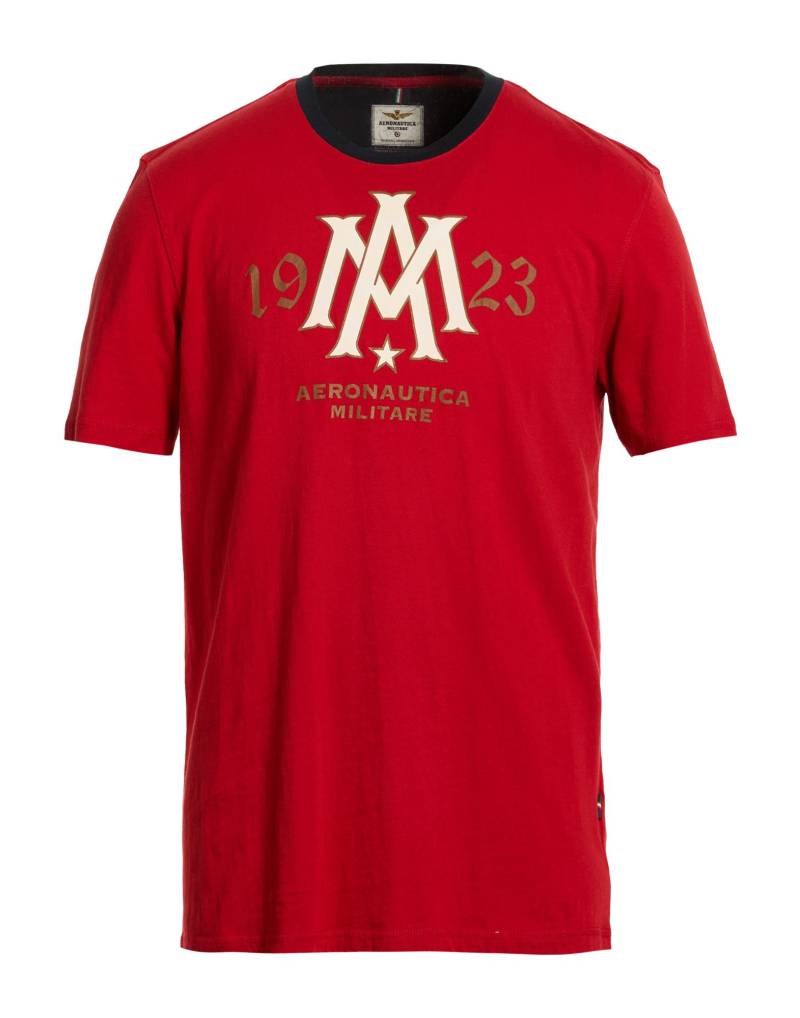 AERONAUTICA MILITARE T-shirts Herren Rot von AERONAUTICA MILITARE