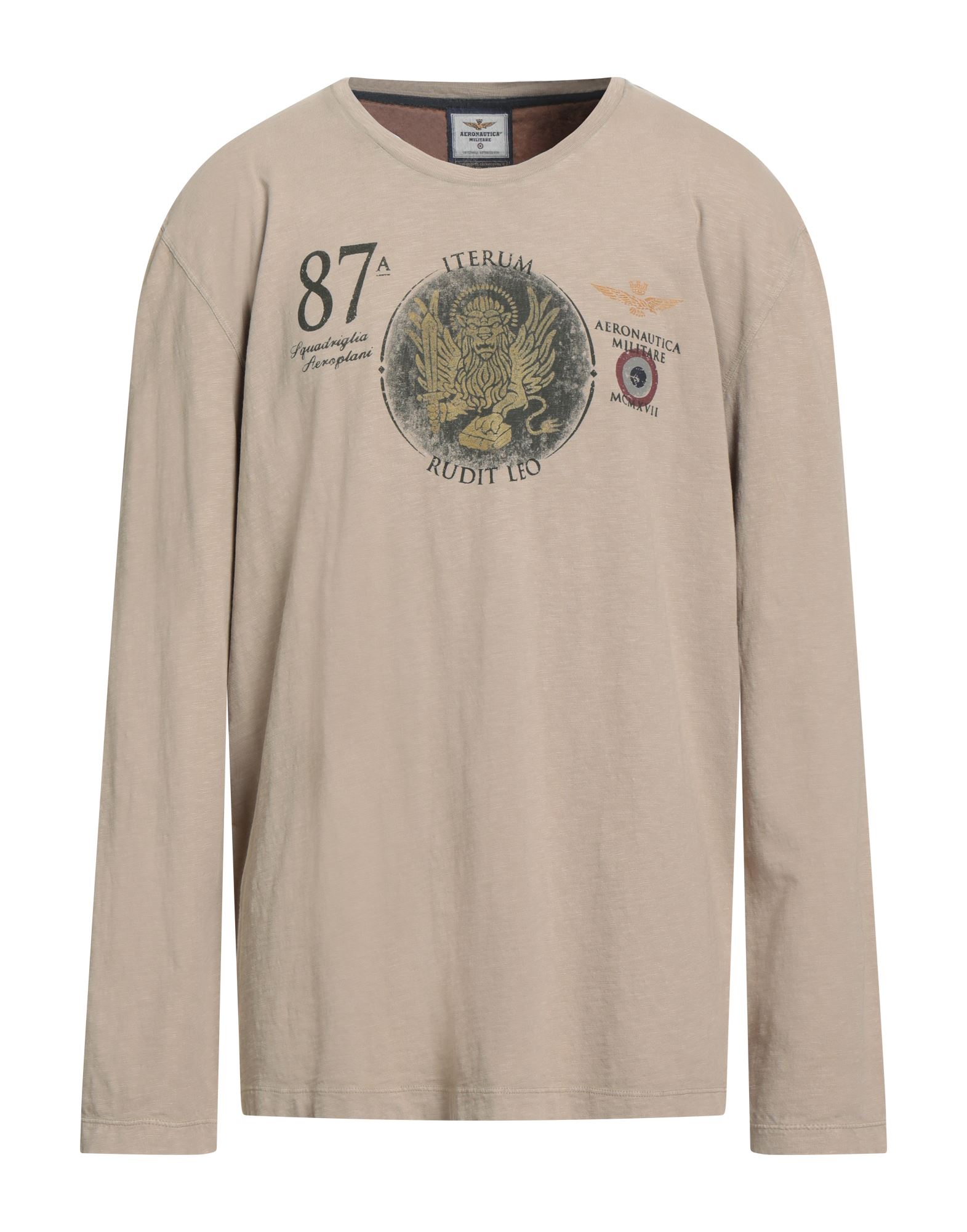 AERONAUTICA MILITARE T-shirts Herren Sand von AERONAUTICA MILITARE
