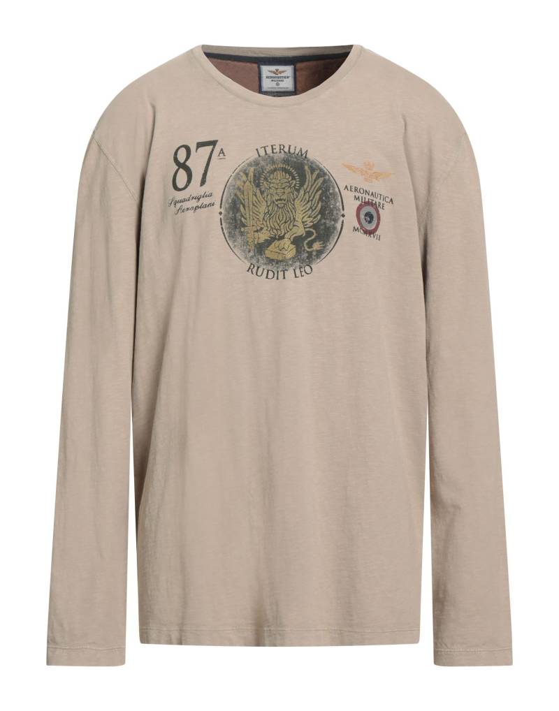 AERONAUTICA MILITARE T-shirts Herren Sand von AERONAUTICA MILITARE
