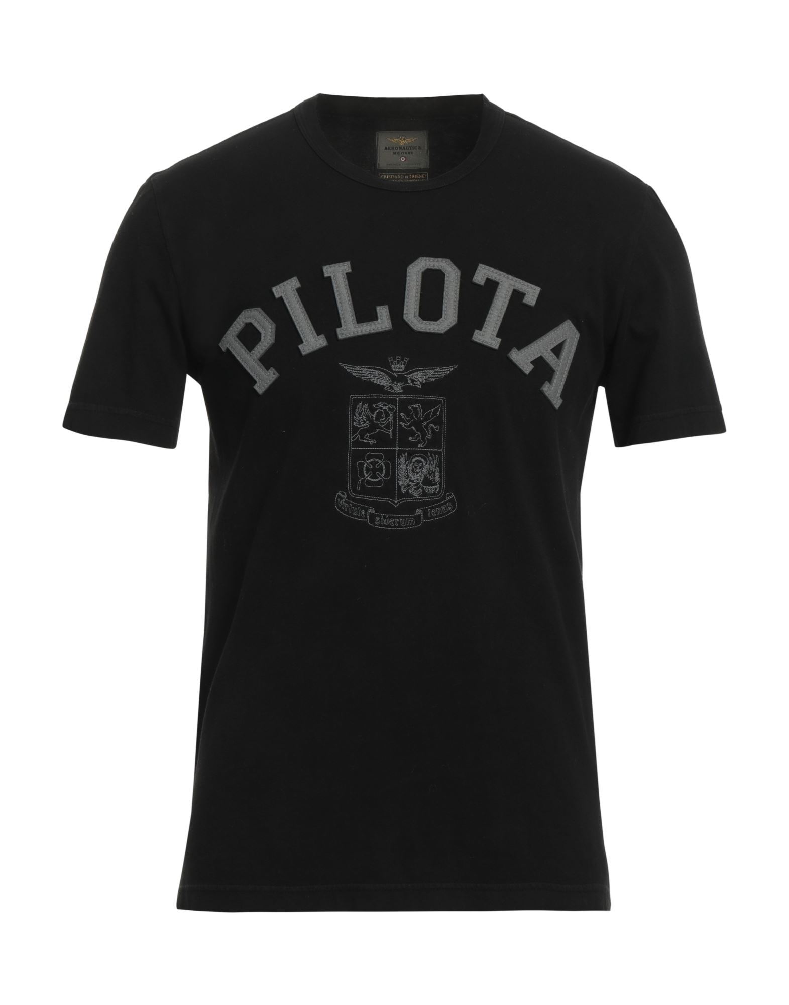 AERONAUTICA MILITARE T-shirts Herren Schwarz von AERONAUTICA MILITARE