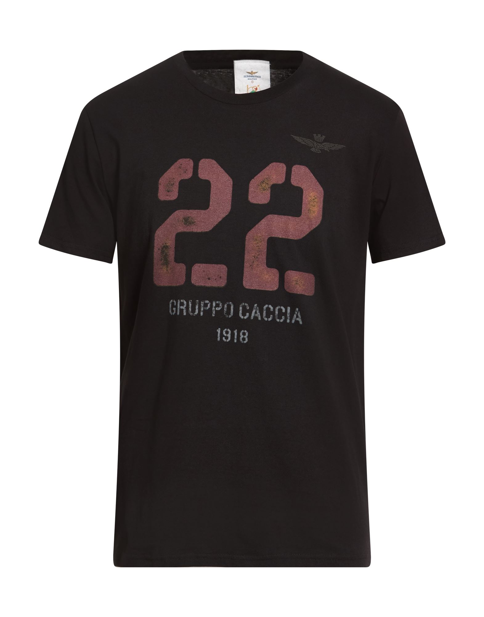 AERONAUTICA MILITARE T-shirts Herren Schwarz von AERONAUTICA MILITARE