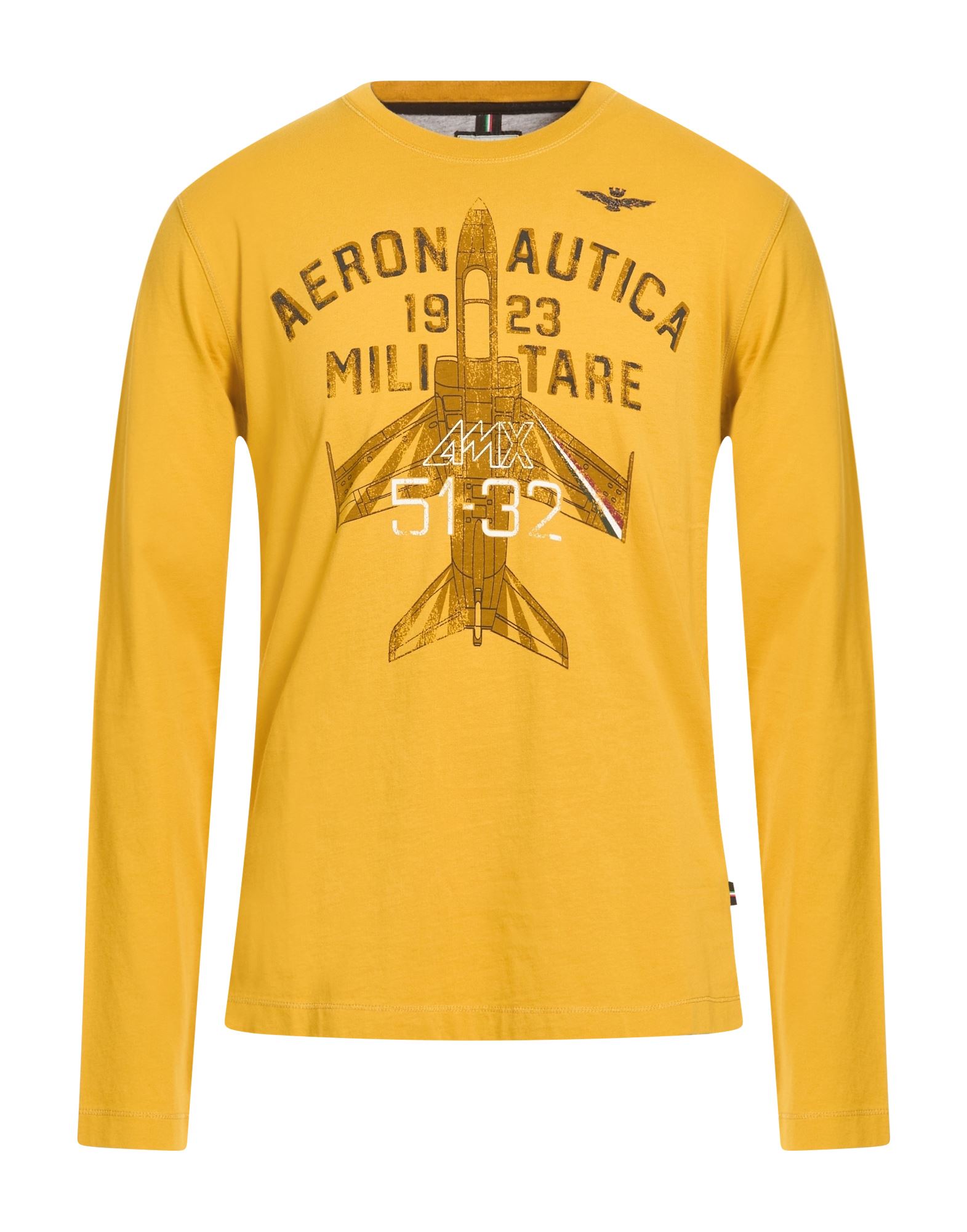 AERONAUTICA MILITARE T-shirts Herren Senf von AERONAUTICA MILITARE