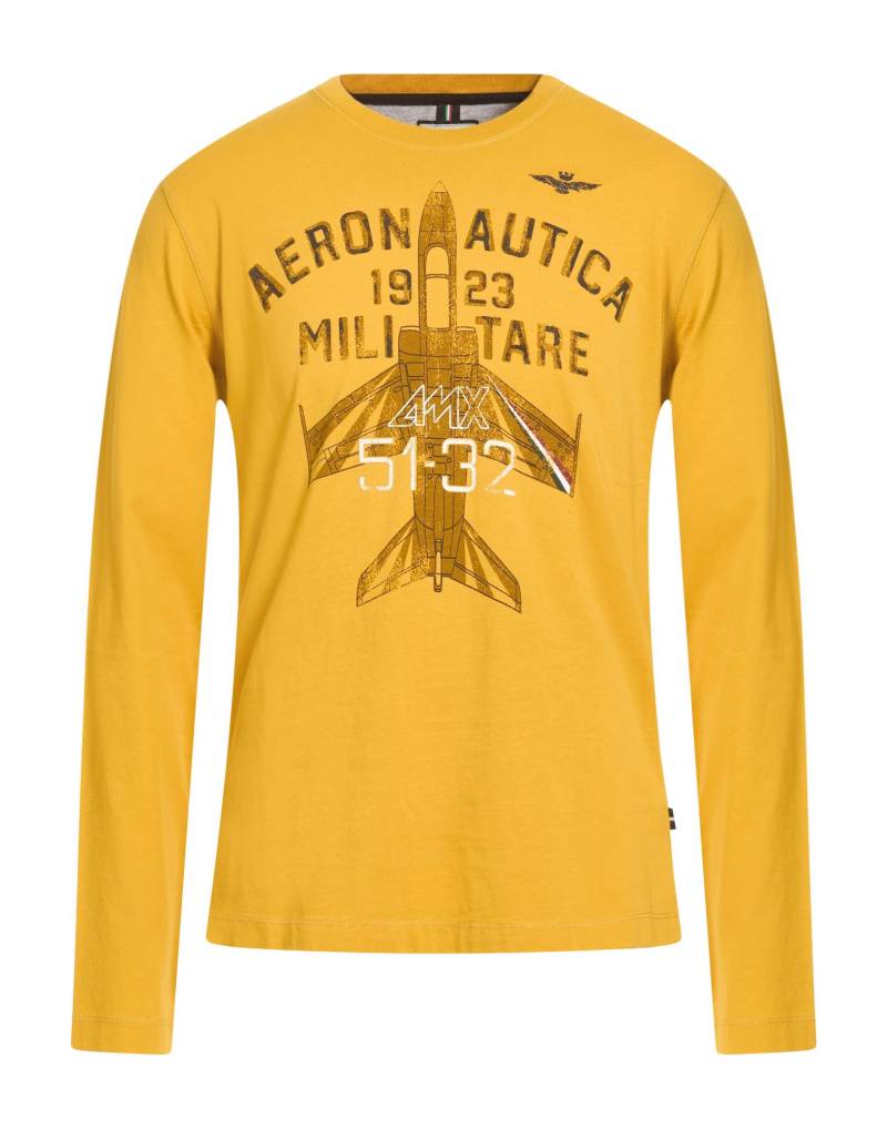 AERONAUTICA MILITARE T-shirts Herren Senf von AERONAUTICA MILITARE