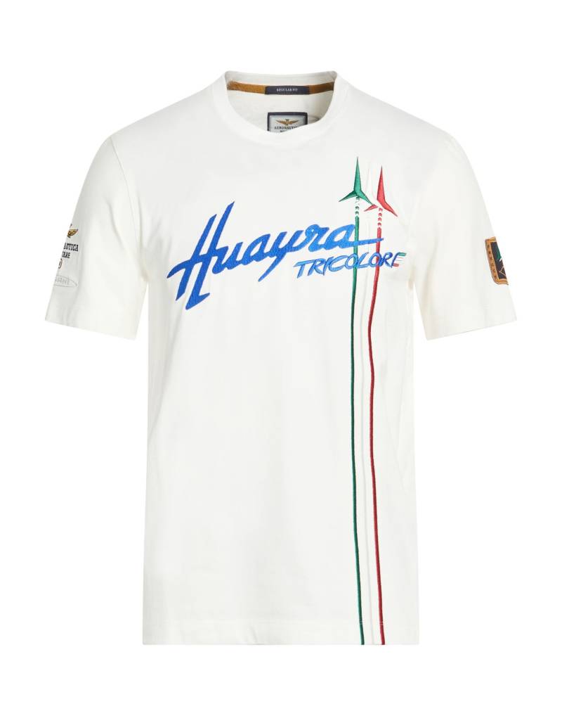 AERONAUTICA MILITARE T-shirts Herren Weiß von AERONAUTICA MILITARE
