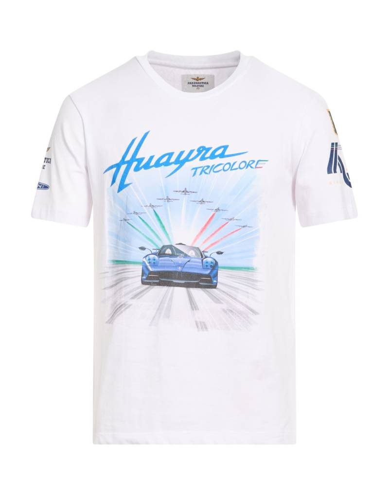 AERONAUTICA MILITARE T-shirts Herren Weiß von AERONAUTICA MILITARE