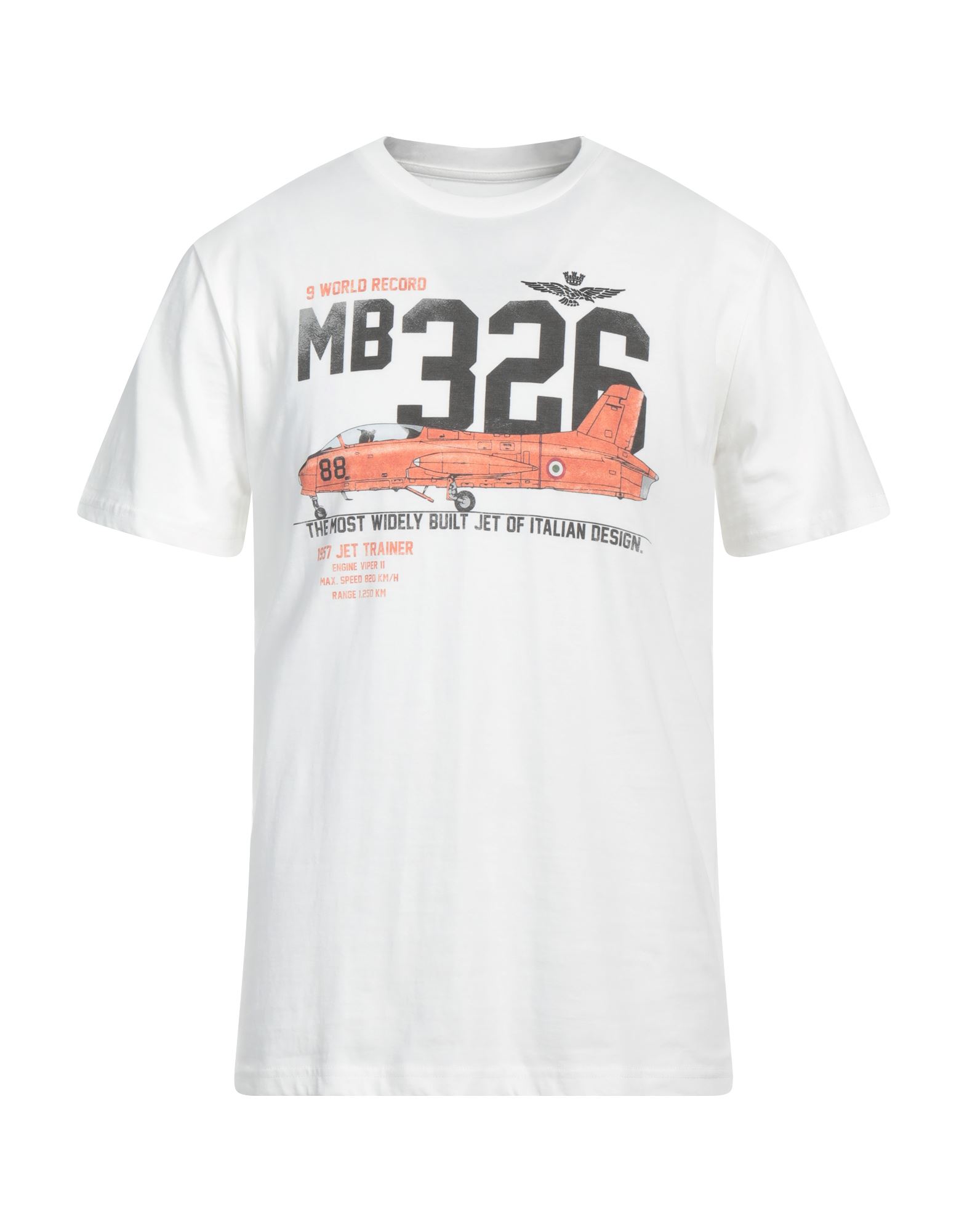 AERONAUTICA MILITARE T-shirts Herren Weiß von AERONAUTICA MILITARE