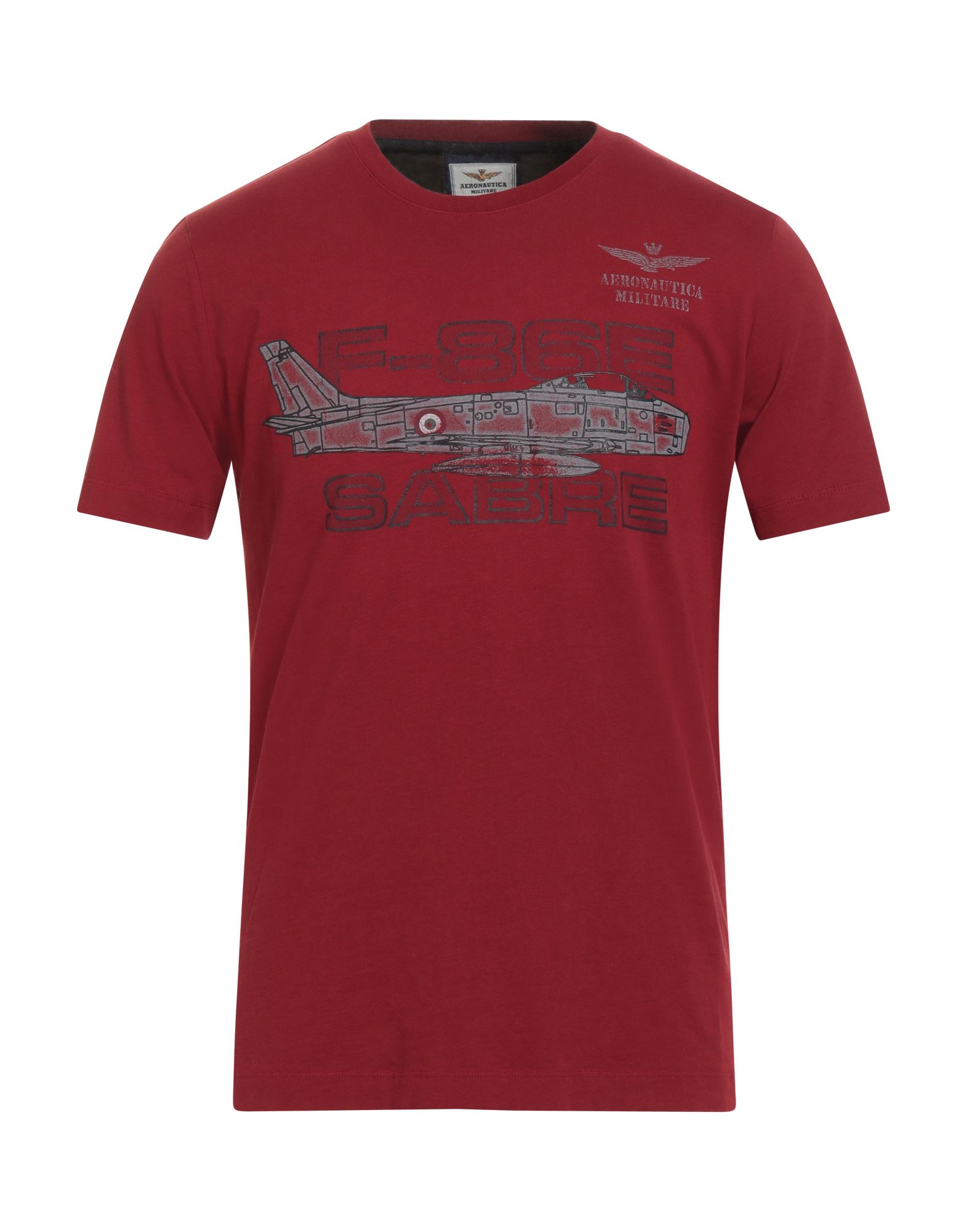 AERONAUTICA MILITARE T-shirts Herren Ziegelrot von AERONAUTICA MILITARE