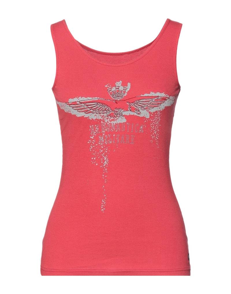 AERONAUTICA MILITARE Tank Top Damen Rot von AERONAUTICA MILITARE