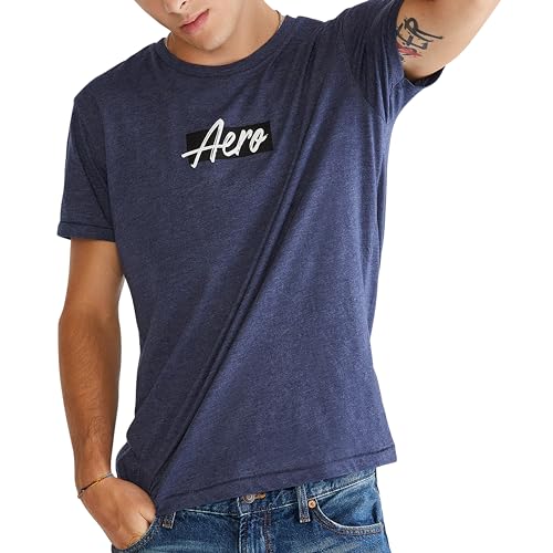 AEROPOSTALE Herren Aero Box Logo Script Aero Graphic (7er Pack), Viktorianisches Blau, XL von AEROPOSTALE
