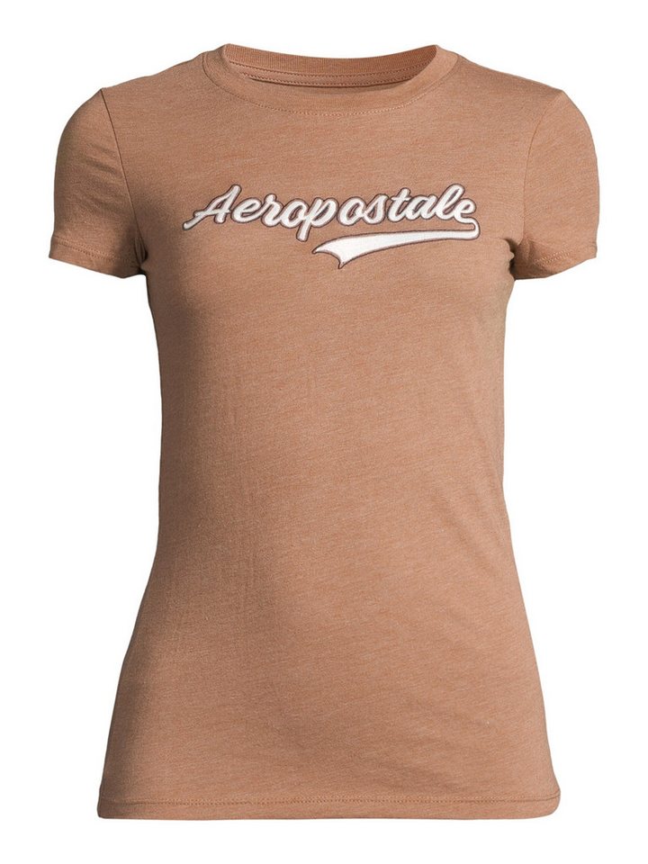 AÈROPOSTALE T-Shirt JKI SCRIPT TAIL (1-tlg) Stickerei von AÈROPOSTALE