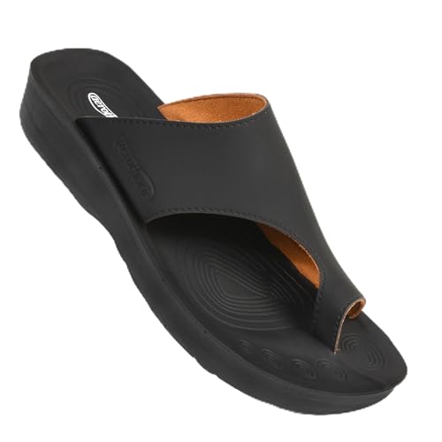 AEROTHOTIC Bequeme Flip-Flops mit Fußgewölbeunterstützung für Damen, geteilter Zehenbereich, stilvoll, gepolsterter Riemen mit rutschfestem Fußbett, elegante Sandalen für drinnen und draußen, Regan von AEROTHOTIC