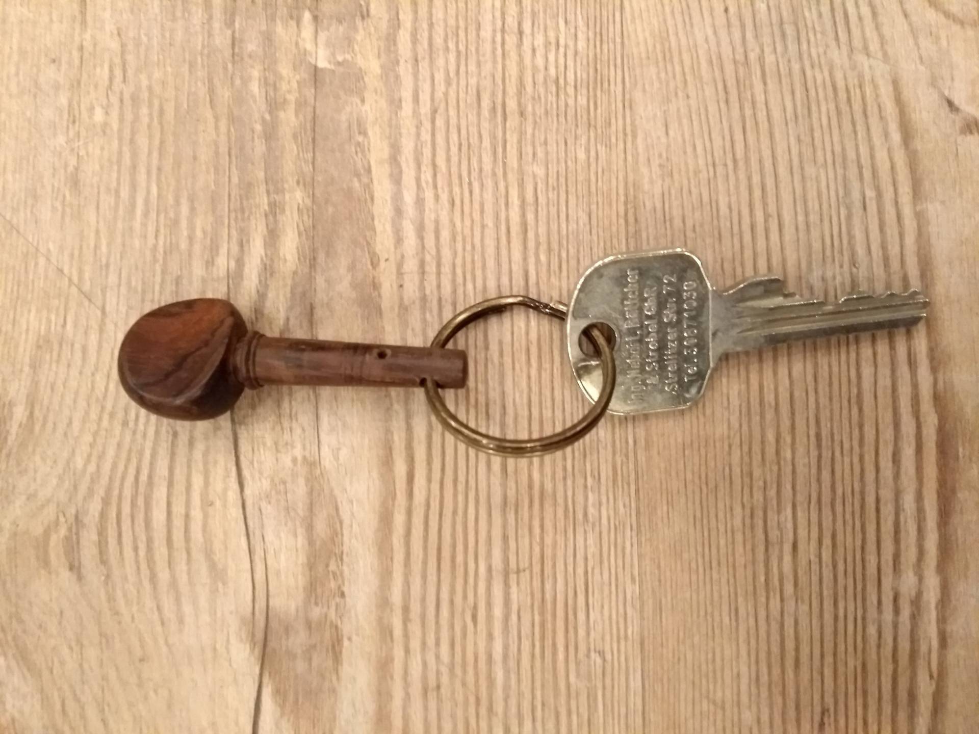 Schlüsselanhänger Stimmwirbel Geige/Violine Mit Schlüsselring Aus Messing von AEUartAndDesign