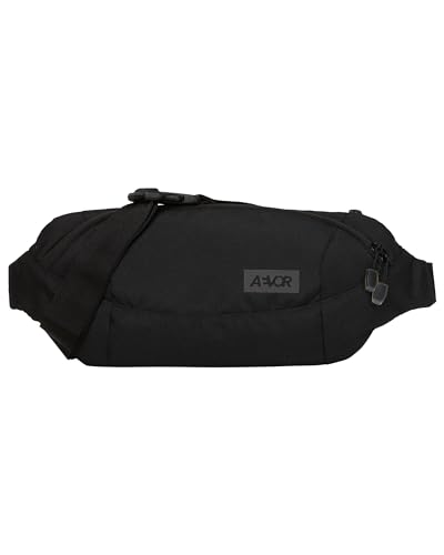 AEVOR Shoulder Bag Black Eclipse - Wasserabweisende Schultertasche - Schnell Zugängliches Handyfach - Innenliegende Meshtasche - Nachhaltiges Material von AEVOR