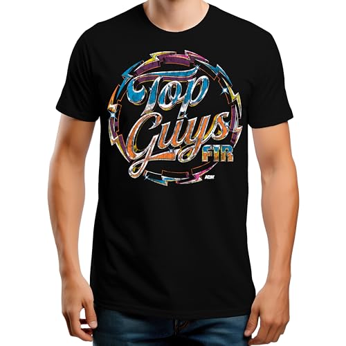 AEW FTR - Top Guys Lightning (Amazon Exclusive) T-Shirt, Schwarz, XL von All Elite Wrestling