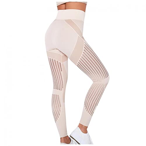 Sport Leggings Damen Po Push Up Anti-Cellulite Sporthose Scrunch Butt Lift Texture Leggins Geraffte Booty Yogahose Ruched Butt Yogaleggings Fitnesshose Gym Fitness Tights Sportleggings Laufhose von AEftrior