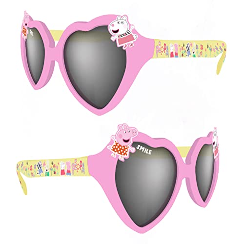 Peppa Pig Kinder-Sonnenbrille in Herzform, 100 % UV-Schutz von AFB