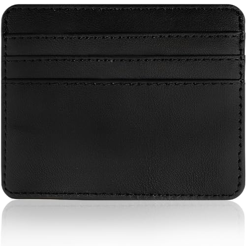 AFCJLTO Leder Kartenetui, Kreditkartenetui, Leder Geldbörse, Magic Wallet Geschenk Leder Wallet, Kartenetui Damen Herren, Kreditkartenetui Geldbörse aus veganem Leder,Schwarz AFCJLTO Leder Kartenetui, Kreditkartenetui, Leder Geldbörse, Magic Wallet Geschenk Leder Wallet, Kartenetui Damen Herren, Kreditkartenetui Geldbörse aus veganem Leder,Schwarz von AFCJLTO