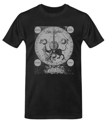 Medieval Dark Ambient Dungeon Synth T-Shirt Dark Age Productions Black XL von AFCURBU